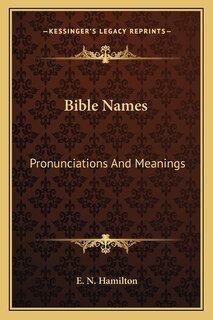 Front cover_Bible Names