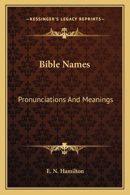 Front cover_Bible Names