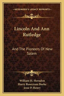 Front cover_Lincoln And Ann Rutledge
