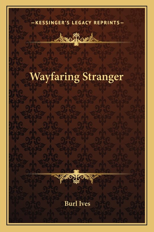 Front cover_Wayfaring Stranger