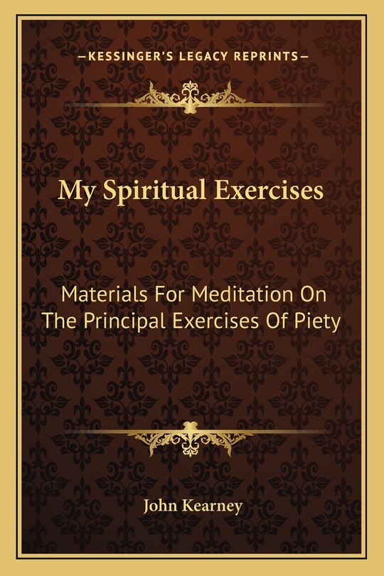 Front cover_My Spiritual Exercises