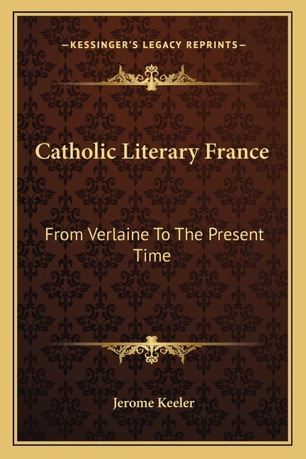 Couverture_Catholic Literary France
