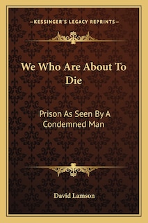 Front cover_We Who Are About To Die
