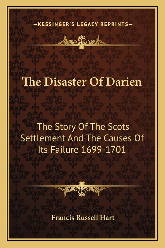 Couverture_The Disaster Of Darien