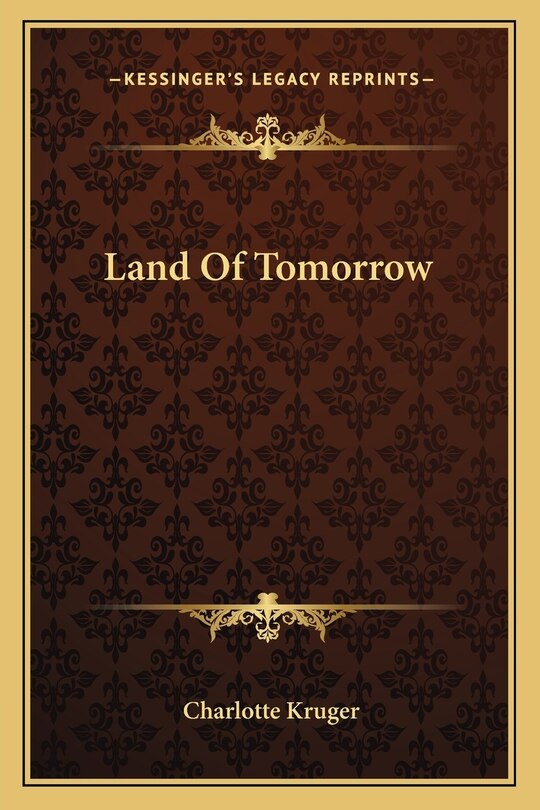Front cover_Land Of Tomorrow