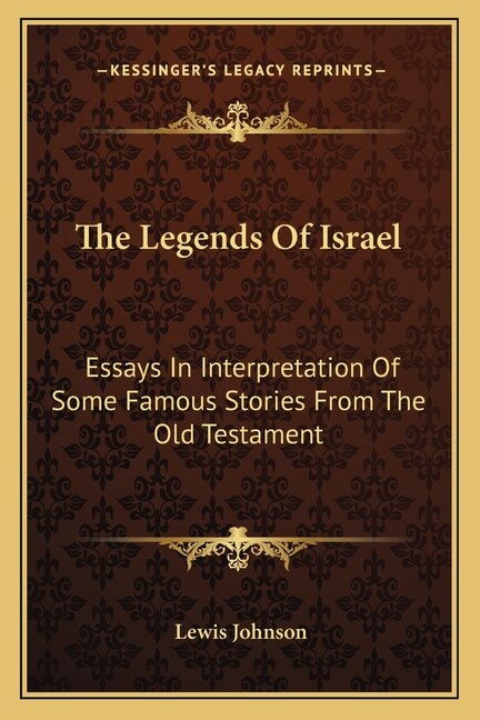 Couverture_The Legends Of Israel