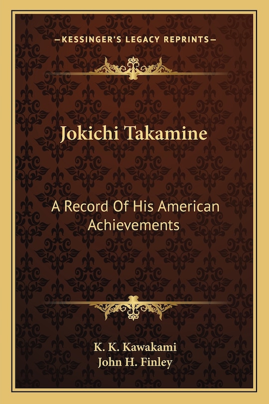 Front cover_Jokichi Takamine