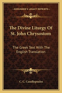 Front cover_The Divine Liturgy of St. John Chrysostom