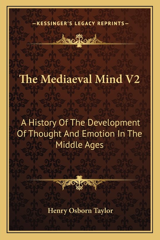 Front cover_The Mediaeval Mind V2