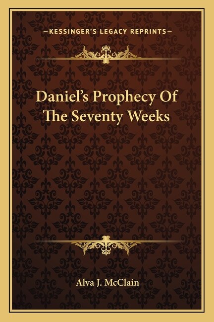 Couverture_Daniel's Prophecy of the Seventy Weeks