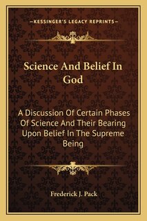 Front cover_Science And Belief In God