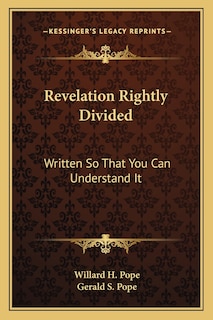 Front cover_Revelation Rightly Divided