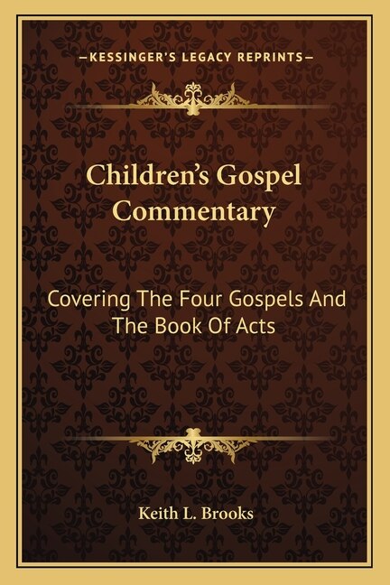 Front cover_Children's Gospel Commentary