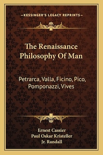 Couverture_The Renaissance Philosophy Of Man