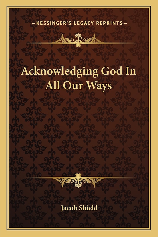 Front cover_Acknowledging God in All Our Ways