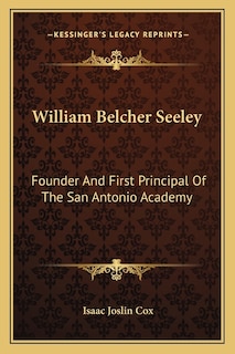 Front cover_William Belcher Seeley