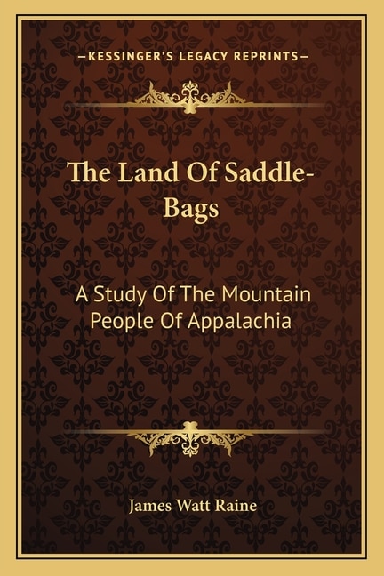 Front cover_The Land Of Saddle-Bags