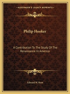 Front cover_Philip Hooker