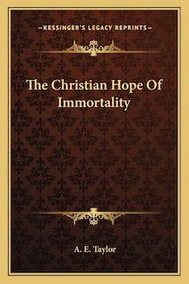 Couverture_The Christian Hope Of Immortality