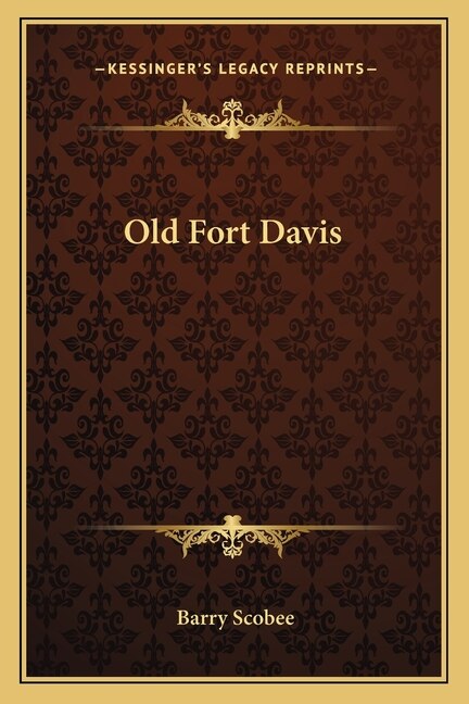 Front cover_Old Fort Davis
