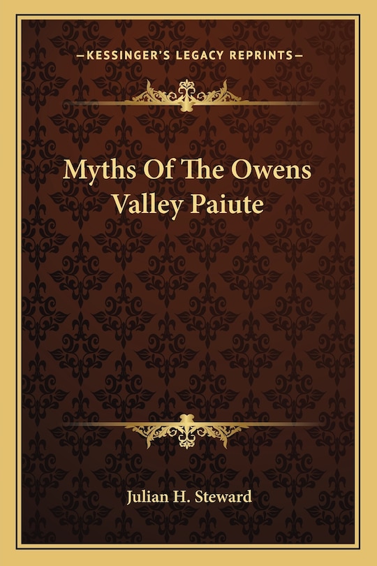 Front cover_Myths of the Owens Valley Paiute