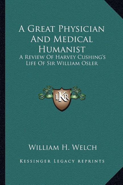 Couverture_A Great Physician and Medical Humanist