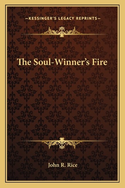 Front cover_The Soul-Winner's Fire