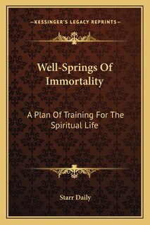 Front cover_Well-Springs of Immortality