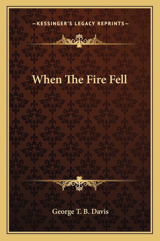 Front cover_When the Fire Fell