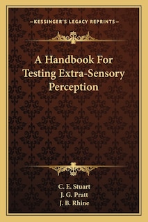 A Handbook for Testing Extra-Sensory Perception