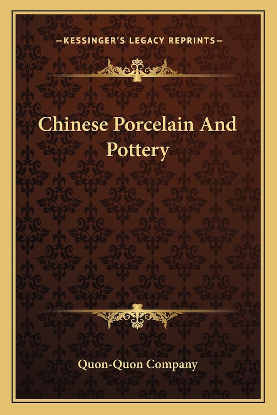 Front cover_Chinese Porcelain And Pottery