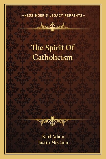 Front cover_The Spirit of Catholicism