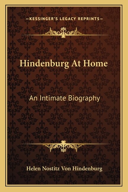 Front cover_Hindenburg At Home
