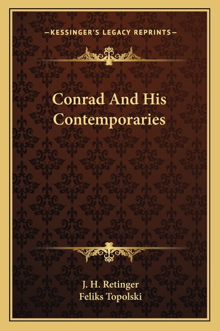 Couverture_Conrad And His Contemporaries