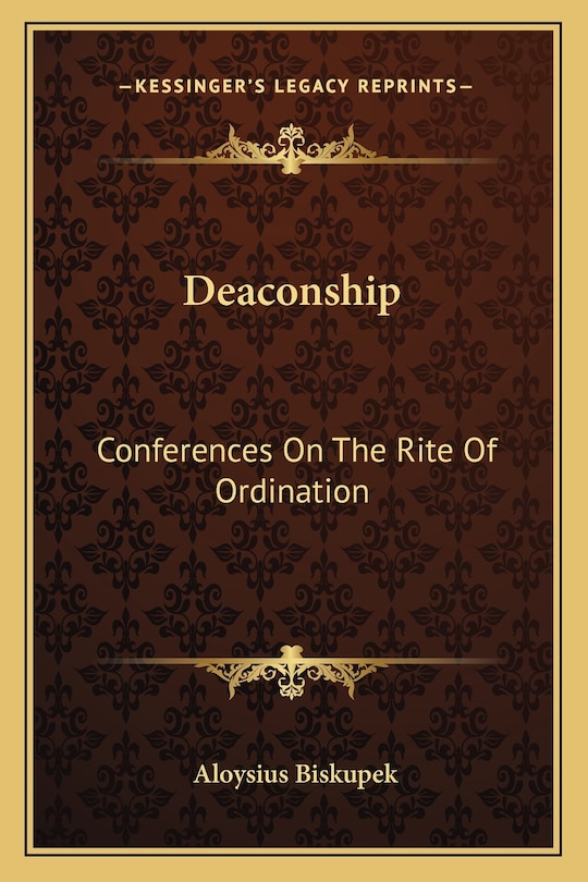 Front cover_Deaconship