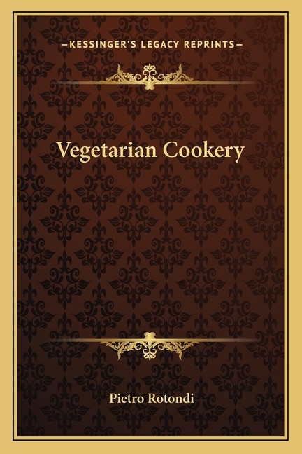 Vegetarian Cookery