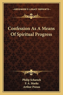 Front cover_Confession As A Means Of Spiritual Progress