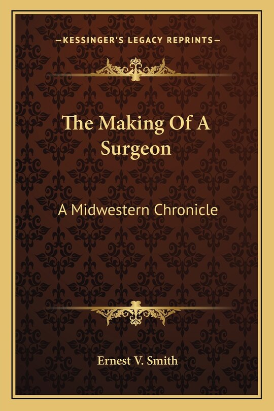 Couverture_The Making of a Surgeon