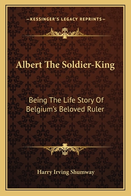 Front cover_Albert the Soldier-King