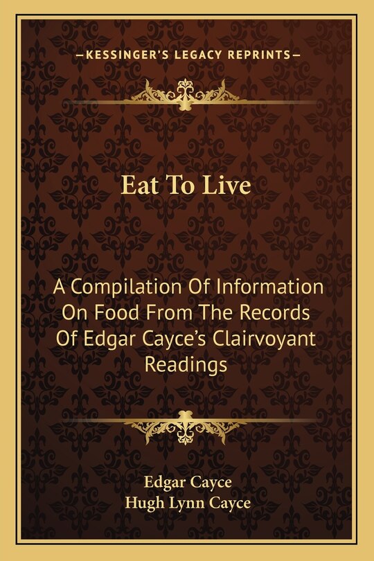 Front cover_Eat to Live