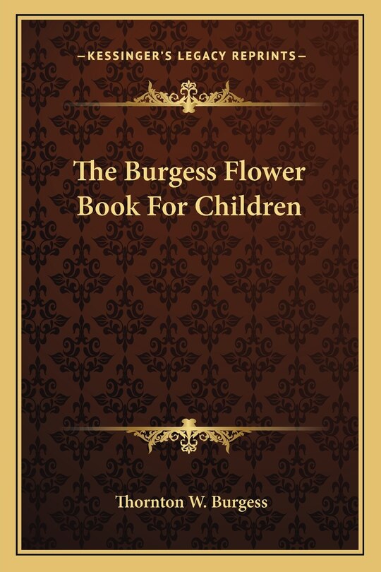 Couverture_The Burgess Flower Book For Children