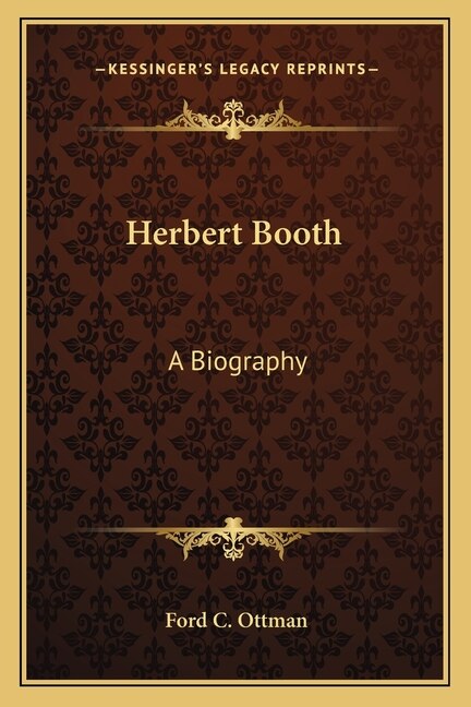 Front cover_Herbert Booth