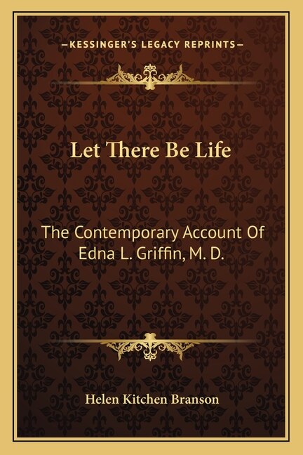 Front cover_Let There Be Life