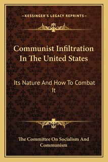Couverture_Communist Infiltration In The United States