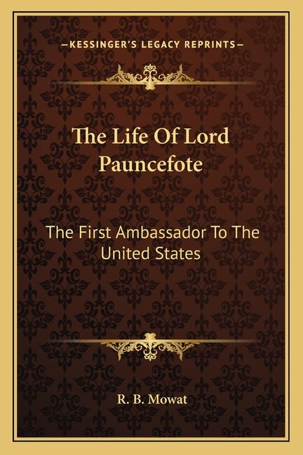 Front cover_The Life of Lord Pauncefote