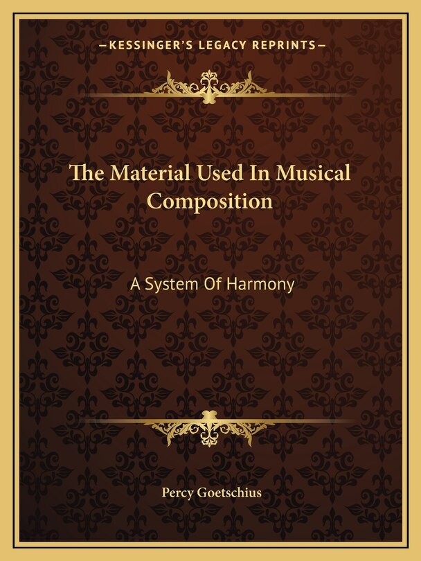 Couverture_The Material Used in Musical Composition