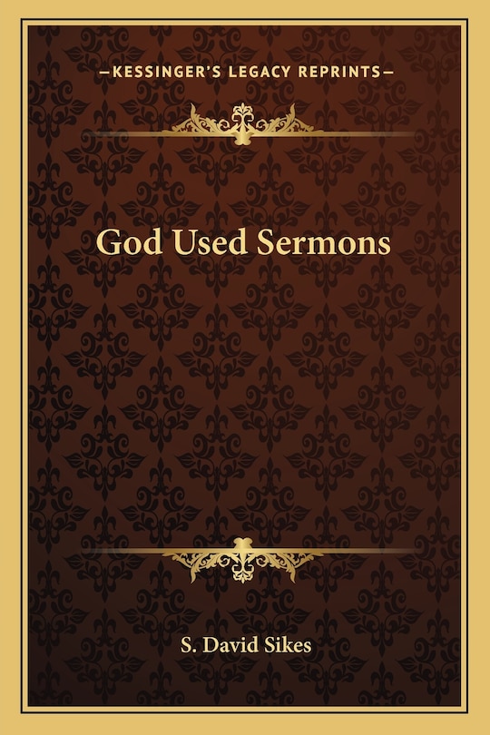 Front cover_God Used Sermons