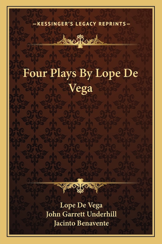 Front cover_Four Plays By Lope De Vega