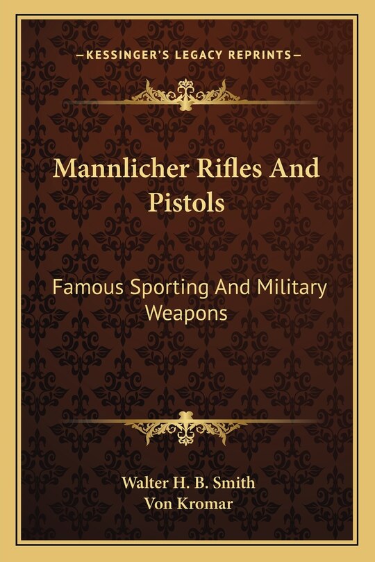 Couverture_Mannlicher Rifles and Pistols
