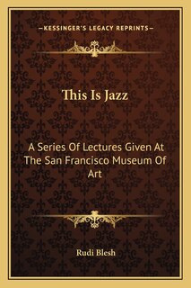 Front cover_This Is Jazz